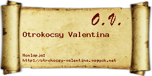 Otrokocsy Valentina névjegykártya
